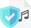 安全音訊 logo