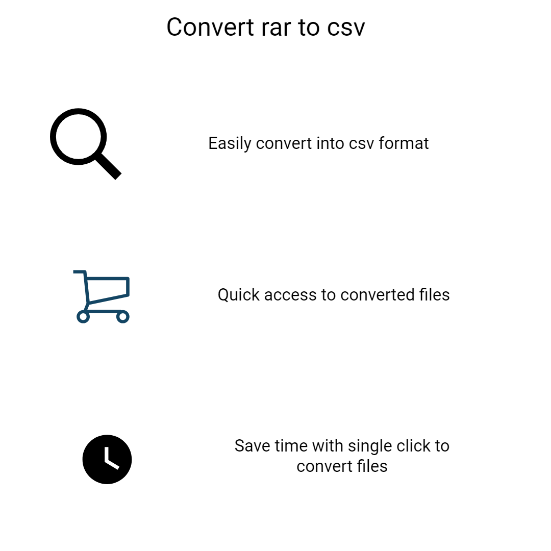 convert rar to csv