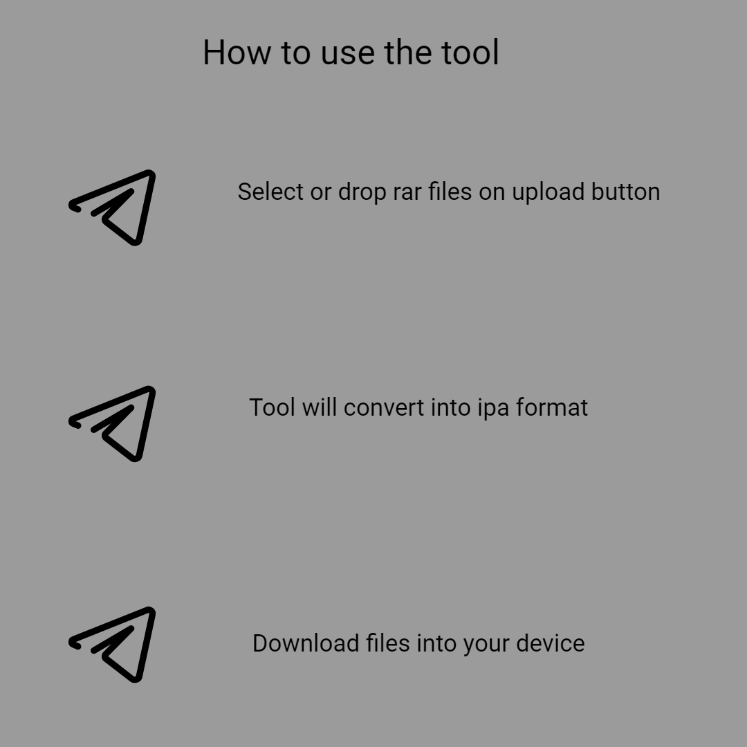 convert rar to ipa files online