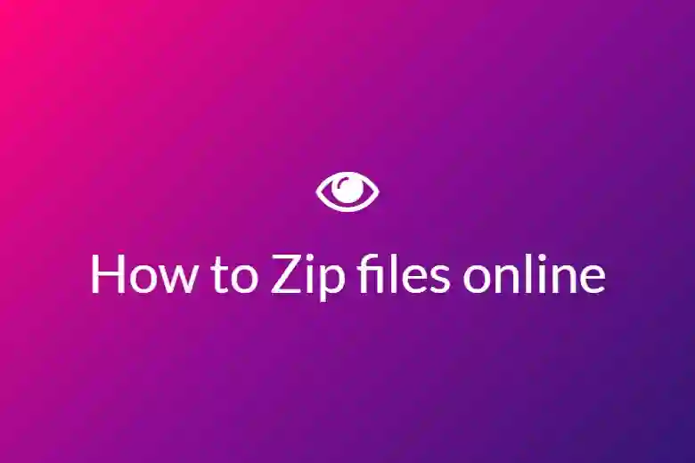 How to Zip files online